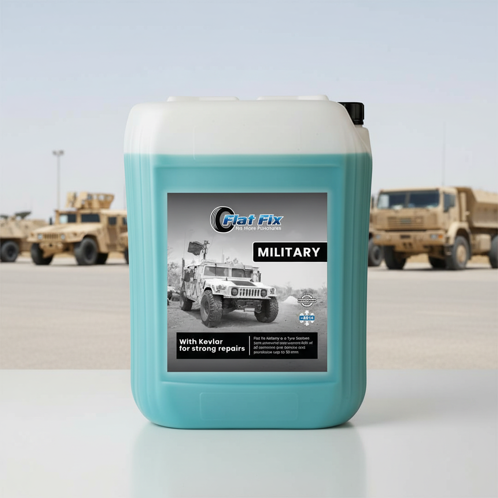 Flat Fix Military Tyre Sealant for military vehicles